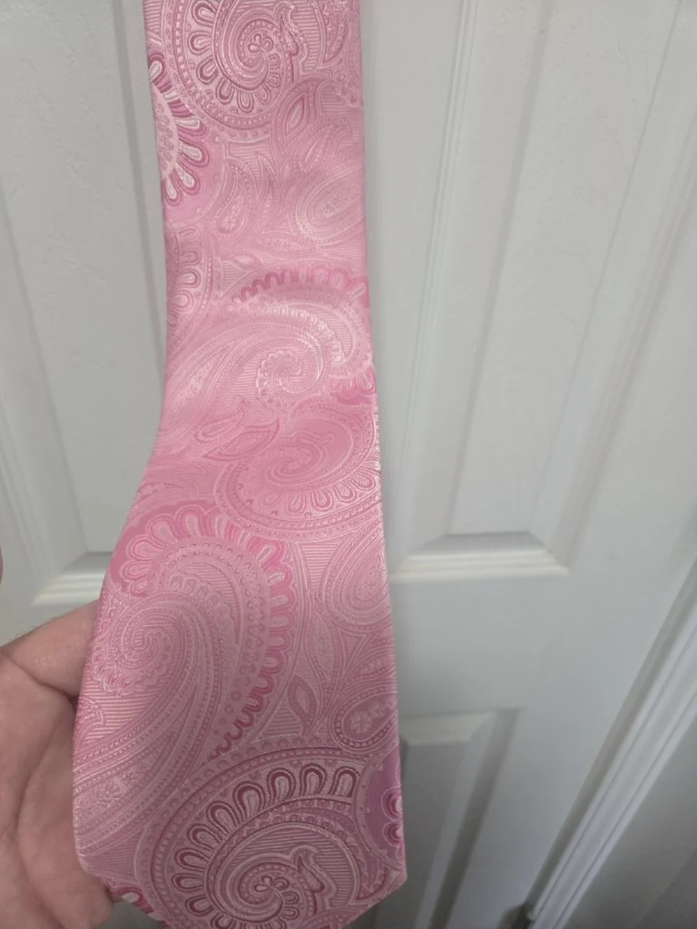 Daniel Cremieux Pink Paisley Handmade Tie